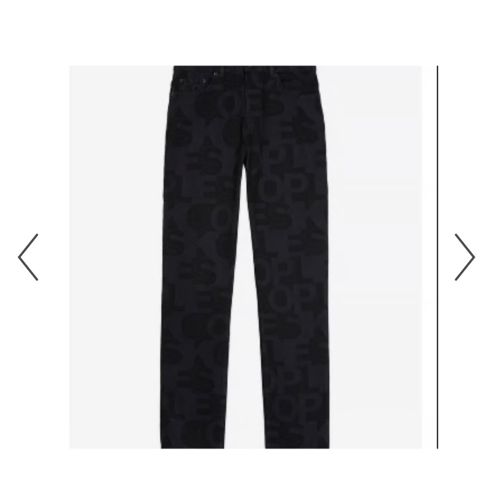 The Kooples Black Patterned Skinny Jeans